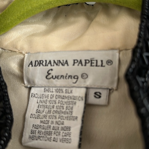 Vintage Adrianna Papell Beeaded Blazer S - Picture 4 of 10